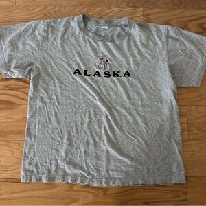 Gray Alaska Graphic T-Shirt